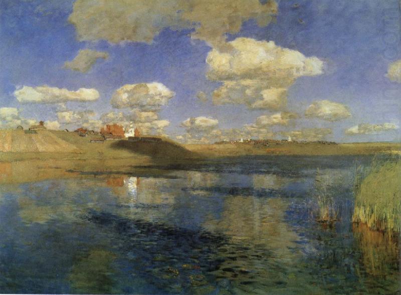 Isaac Levitan Lake china oil painting image